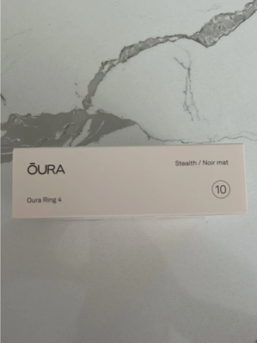 Ōura Ring 4 - Stealth Black (Size 10)